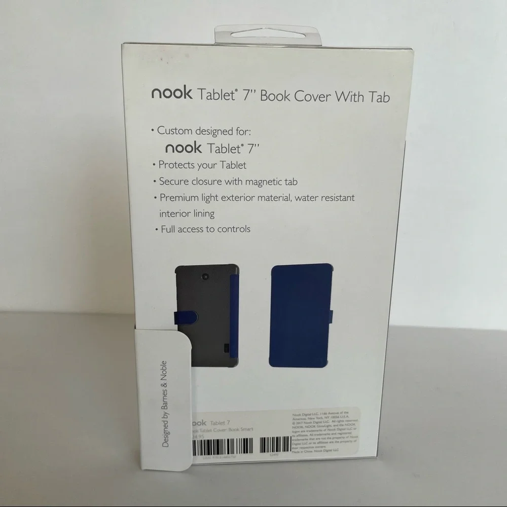 Nook Tablet 7” Book Club Book Cover With Tab NWT